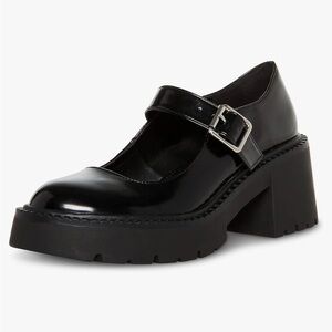Madden Girl Black Platform Mary Jane Shoes